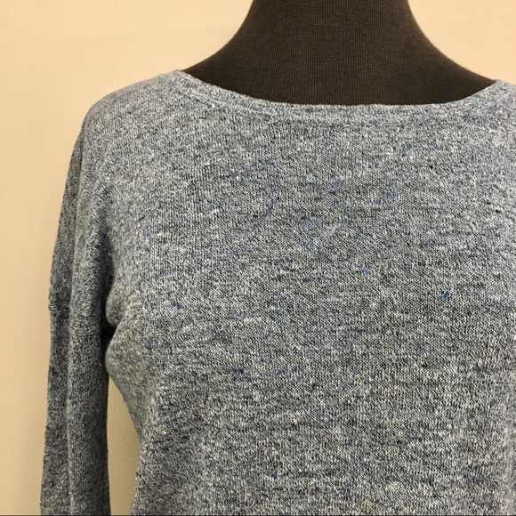 RAG & BONE Linen Blue Marled Knit Long Sleeve Sweater Women’s XS - Picture 6 of 10
